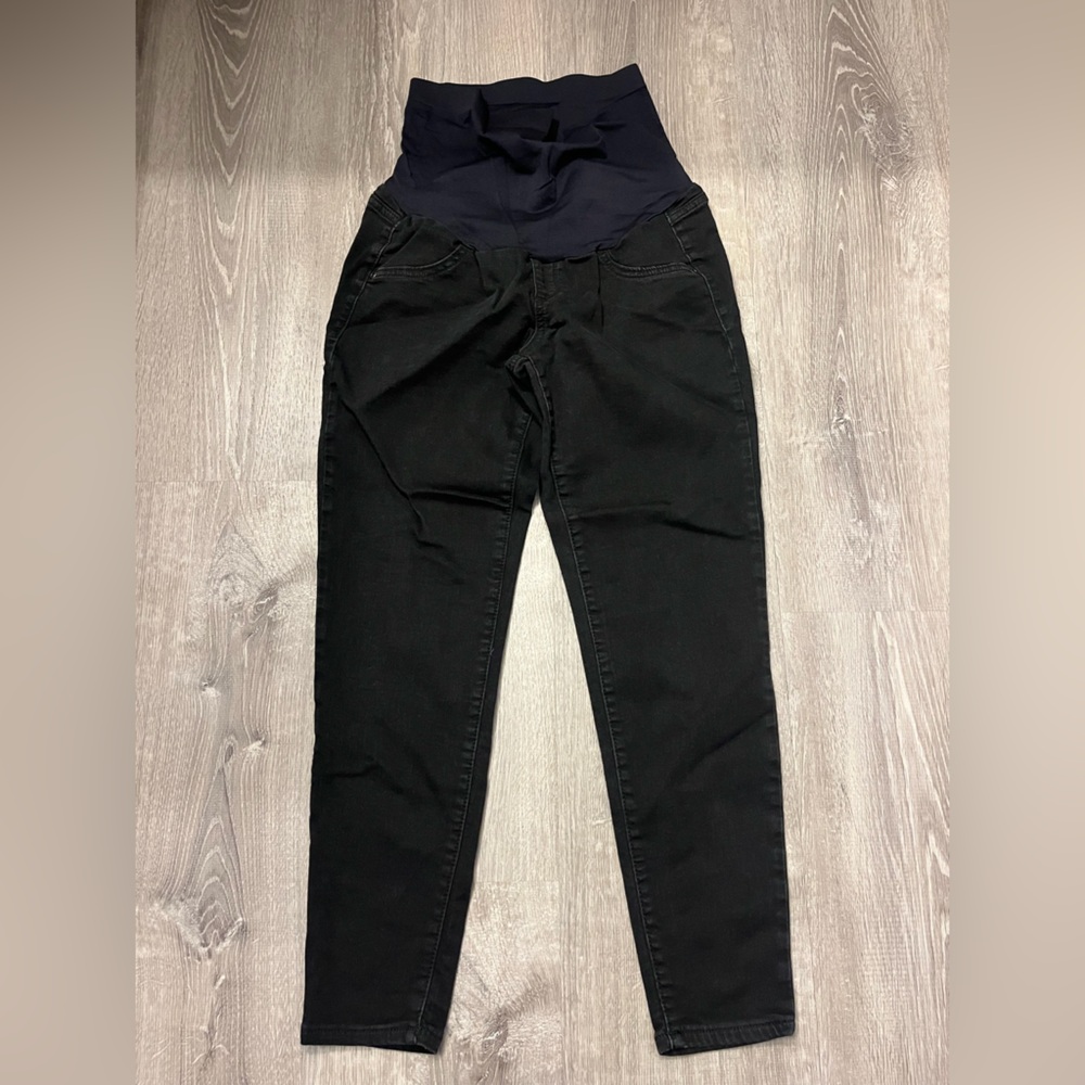 Women's a:glow Black Maternity Skinny Jeans/Jeggings- Size 10
